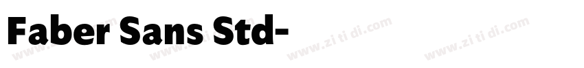 Faber Sans Std字体转换 Faber Sans Std字体转换